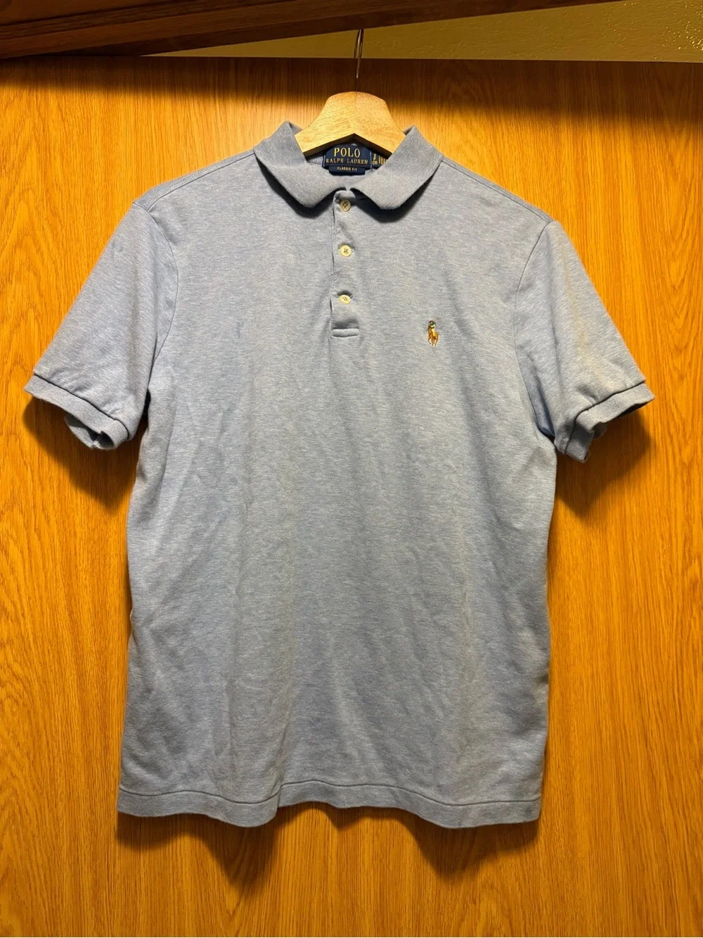 Ralph Lauren Light Blue Short-Sleeve Polo Shirt